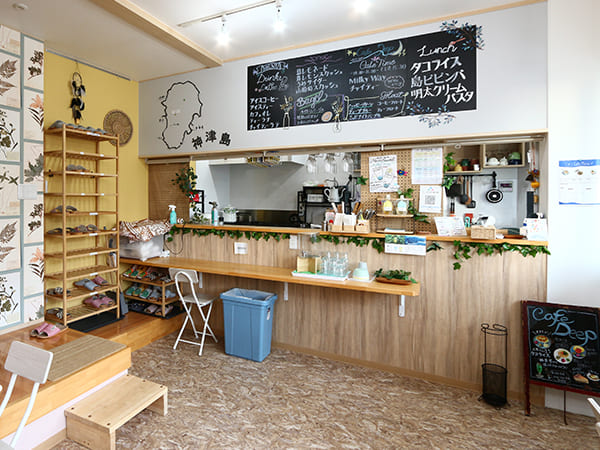 カフェの内観